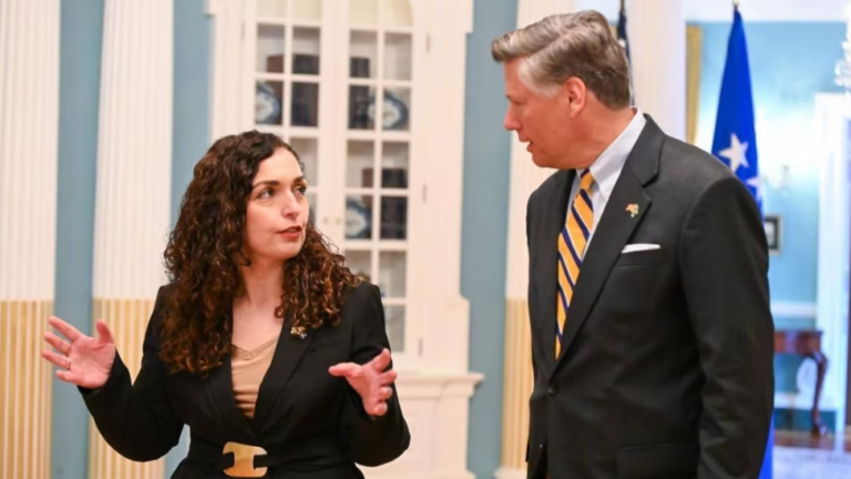 Osmani në Uashington – Takon zëvendëssekretarin amerikan të Shtetit, Christopher Landau