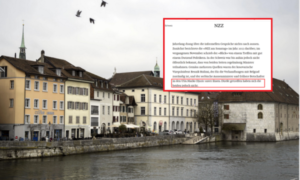 Gazeta zvicerane e editon tekstin: Bislimi e Gjuriq ishin pjesëmarrës, por nuk u takuan kurrë direkt