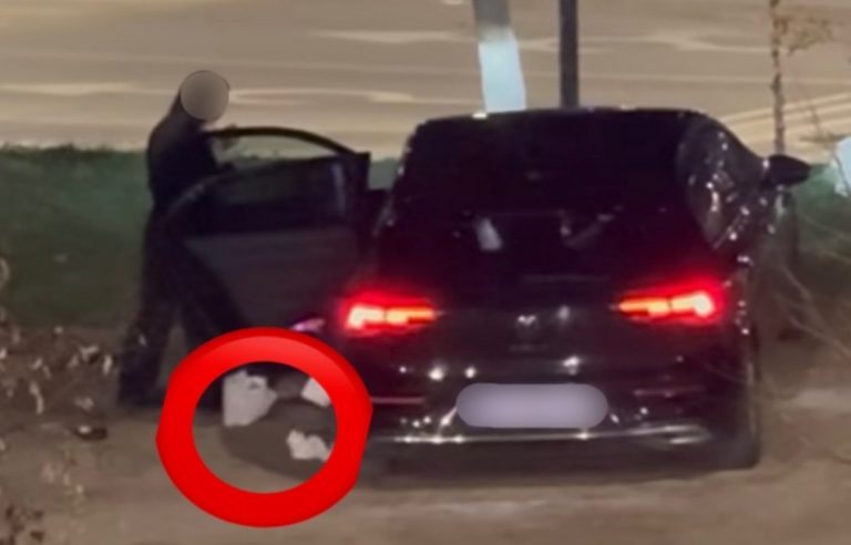 Hodhi mbeturina nga vetura në mes të qytetit, gjobitet shoferi