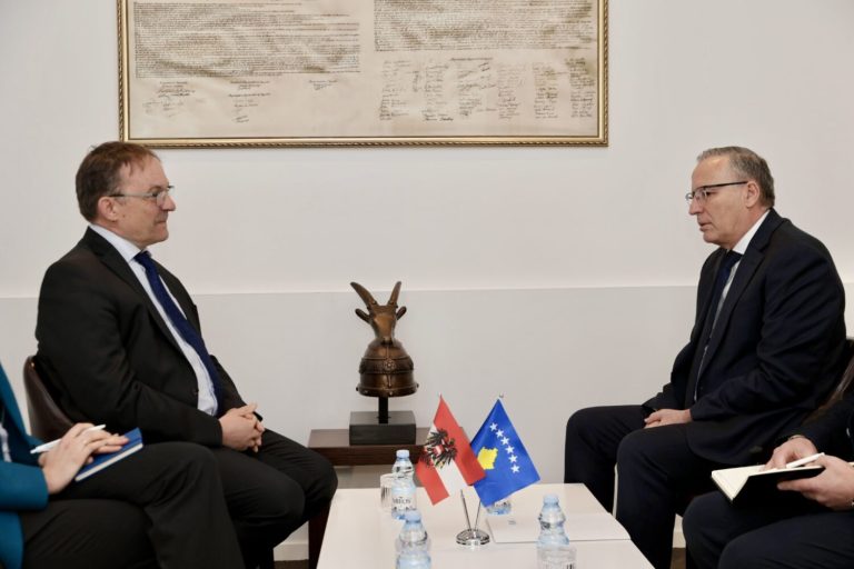 Hamza pret në takim Ambasadorin e Austrisë, e falënderon për përkrahjen e vazhdueshme ndaj Kosovës