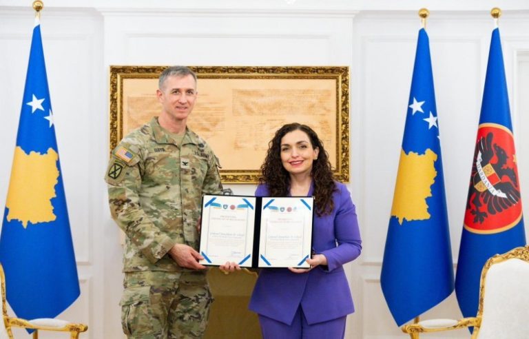 Osmani: Prania e KFOR-it amerikan është jetike për stabilitetin në Kosovë
