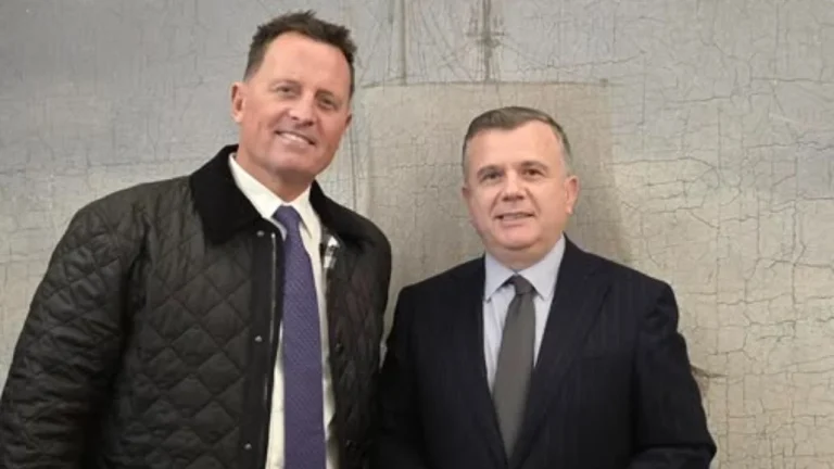 Balla takohet me Grenell: Mirënjohje për mbështetjen mbi pafajësinë e Thaçit dhe drejtuesve të UÇK