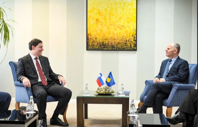 Bislimi takon përfaqësuesin e Sllovenisë, flasin për zhvillimet në vend