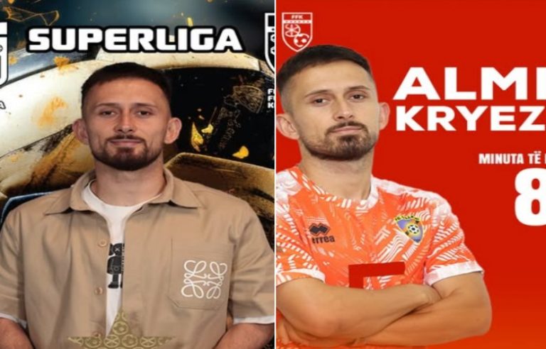 Shkëlqeu me gol e asist ndaj Dritës, Almir Kryeziu shpallet ‘Ylli i Javës’ në Superligë
