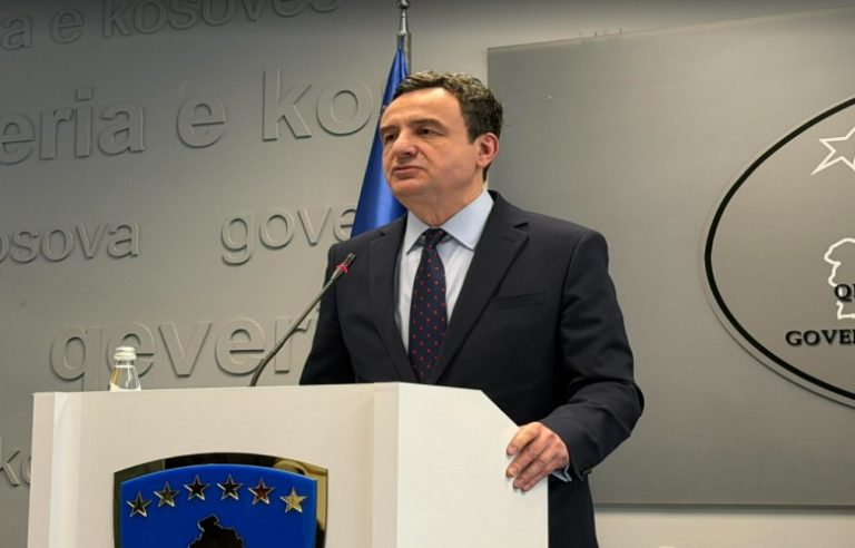 Para seancës, Kurti mban konferencë për media