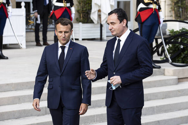 Kurti në Francë, takim dhe drekë pune me Macronin