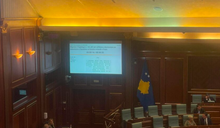 Kuvendi i Kosovës miraton anëtarësimin në Bordin e Paqes