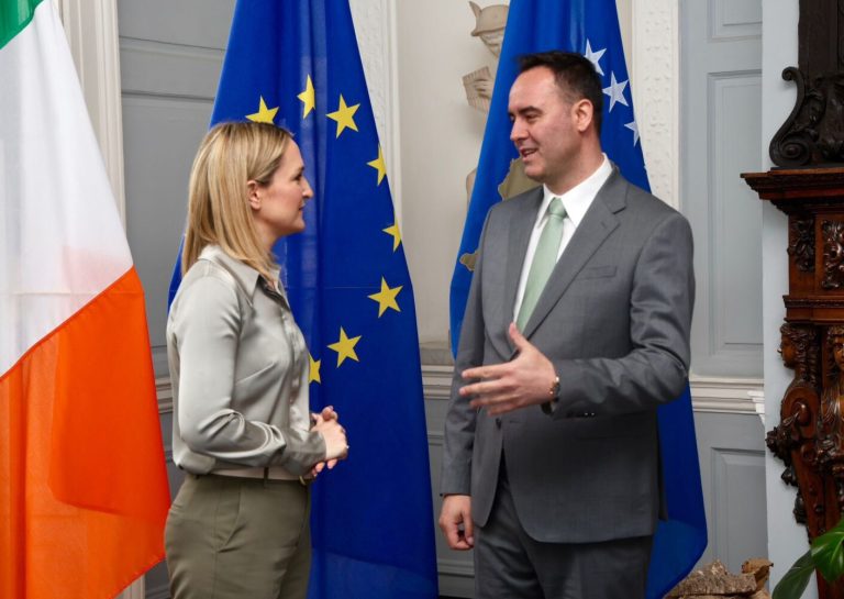 Konjufca takohet me homologen e tij në Irlandë, i kërkon mbështetje për anëtarësimin e Kosovës në BE