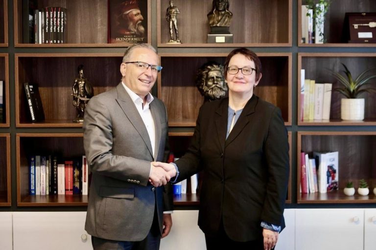 Aida Dërguti aderon në PDK, mirëpritet nga Hamza