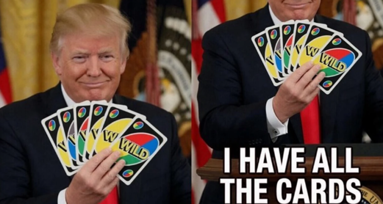 Trump i çon mesazh “të koduar” Iranit me “UNO”: Të gjitha kartat i kam unë