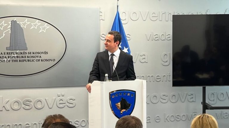 Kurti kërkon nga BE statusin kandidat dhe hapjen e negociatave për Kosovën