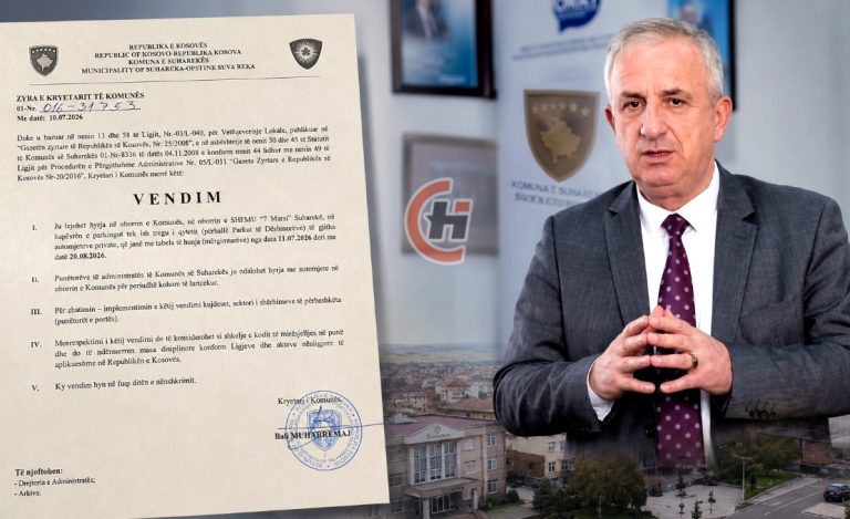 Bali Muharremaj sërish krijon parkingje të reja për mërgimtarët