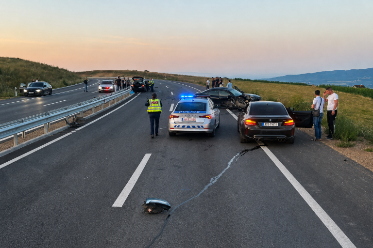 Një i vdekur në aksidentin e mëngjesit të sotëm në rrugën Mitrovicë – Prishtinë