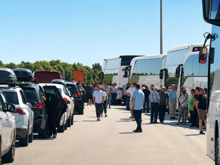 Bllokohen mërgimtarët në kufirin Kroaci – Serbi